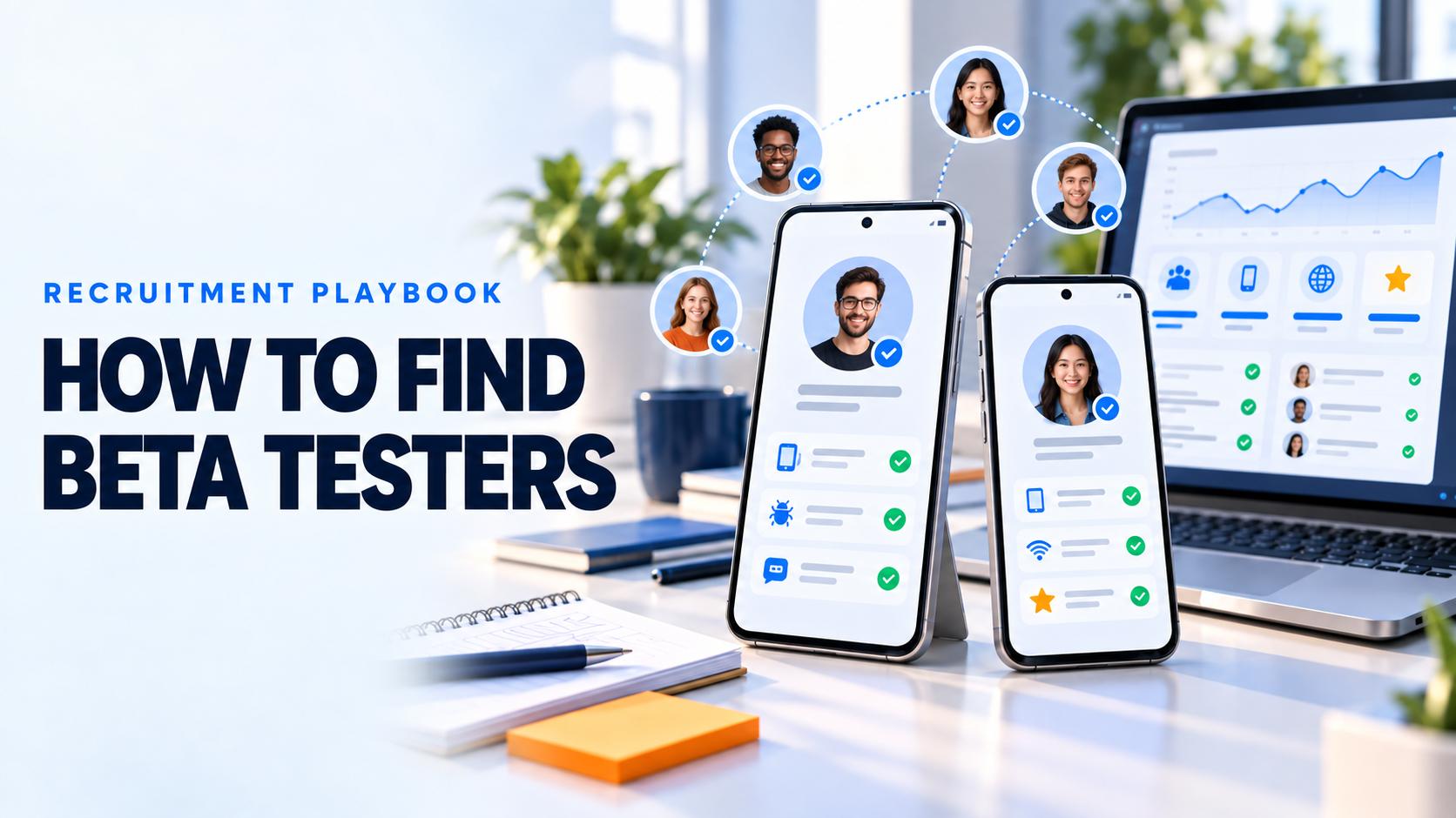 Developer recruitment workspace for finding qualified mobile app beta testers