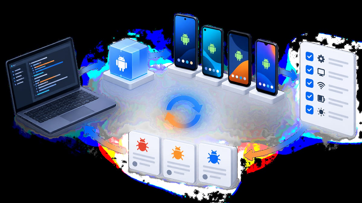 Android beta testing workflow from a developer build through devices, feedback, and bug triage